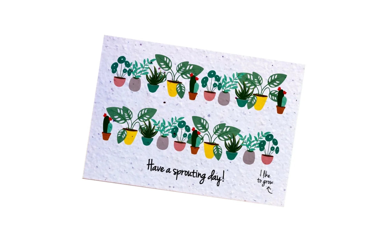 Postcards - Flowers - Have A Sprouting Day