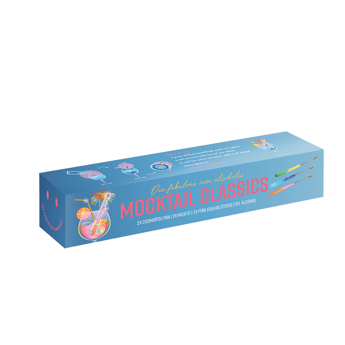 Mocktail Sticks All Flavours Box Met 6 Sticks