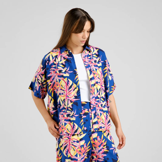 Shirt - Alsvik Tropical Collage Multi Color