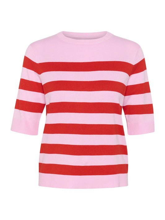 CUSabi Annemette Pullover Pink/red Stripe