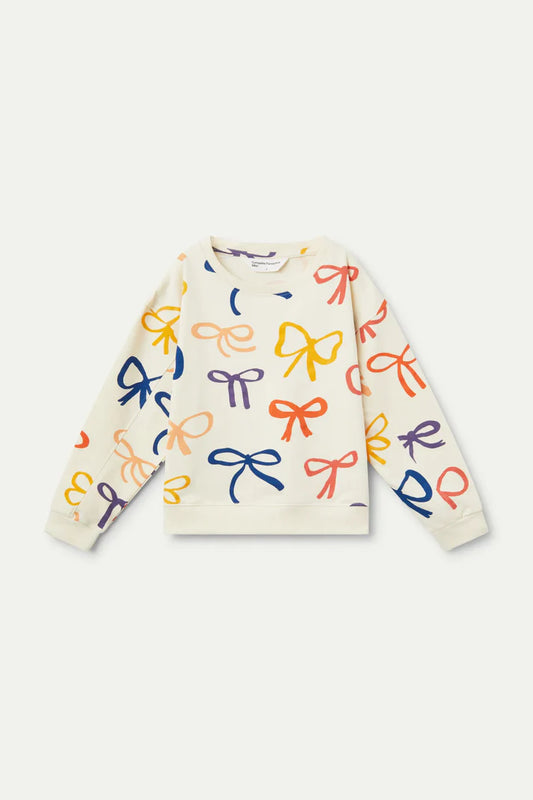 Sudadera unisex estampado de lazos - 42409