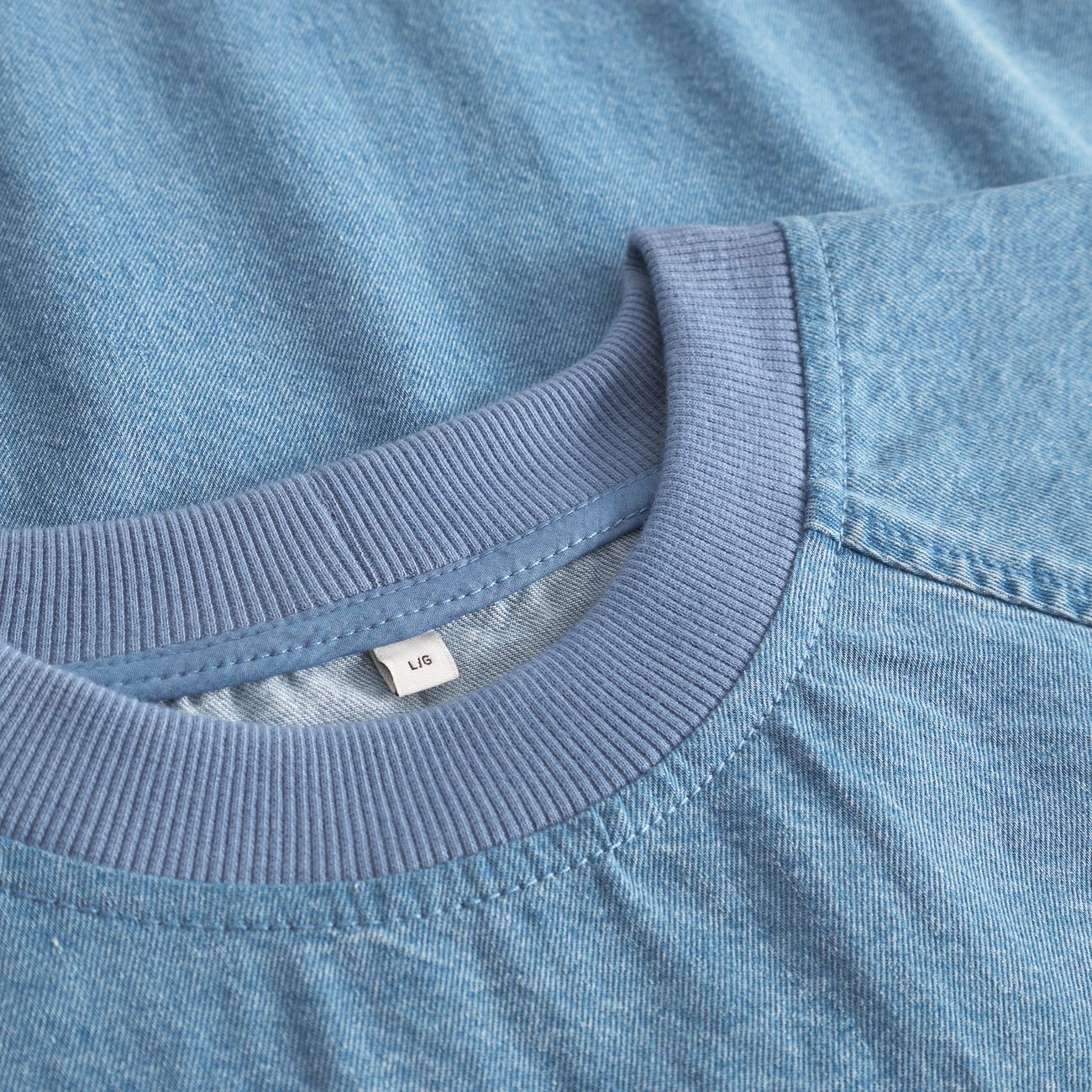 T-Shirt - Ramsvik Denim Light Blue