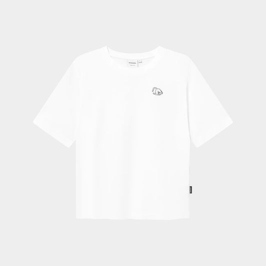 T-Shirt - Vadstena - Cat Cobra pose White