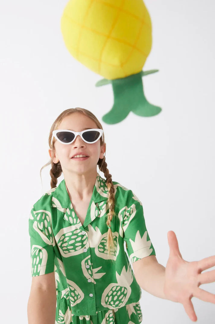 Camisa unisex estampado Ananas - 44464