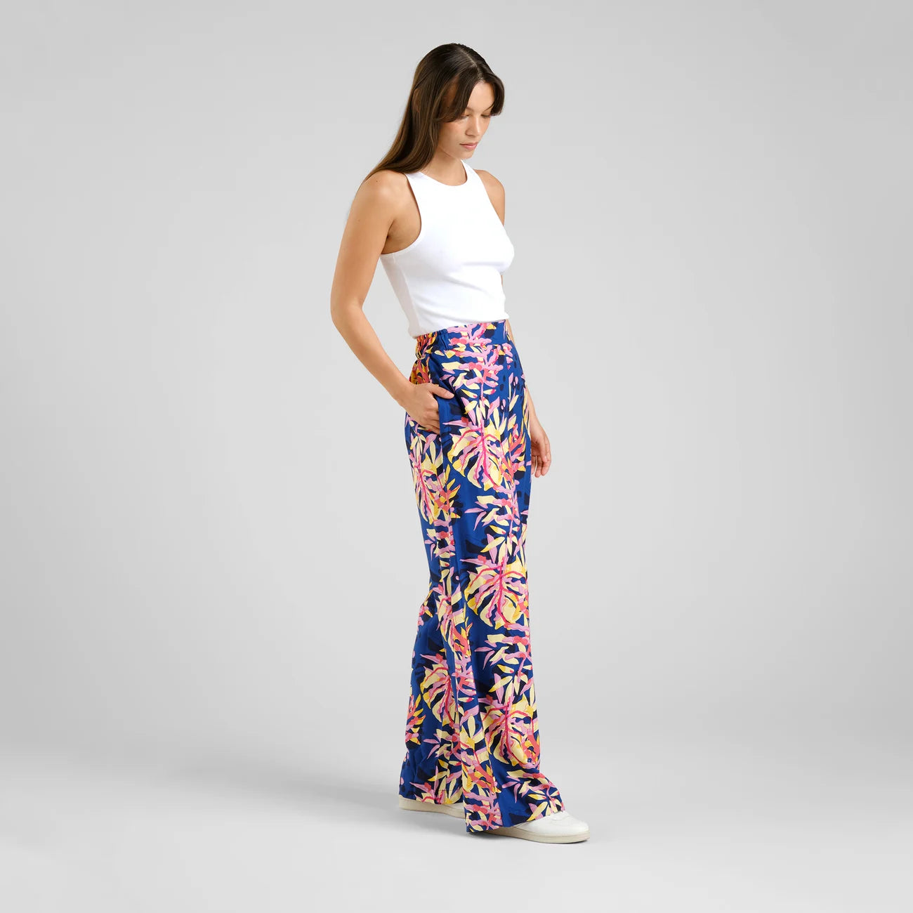 Pants - Ale Tropical Collage Multi Color