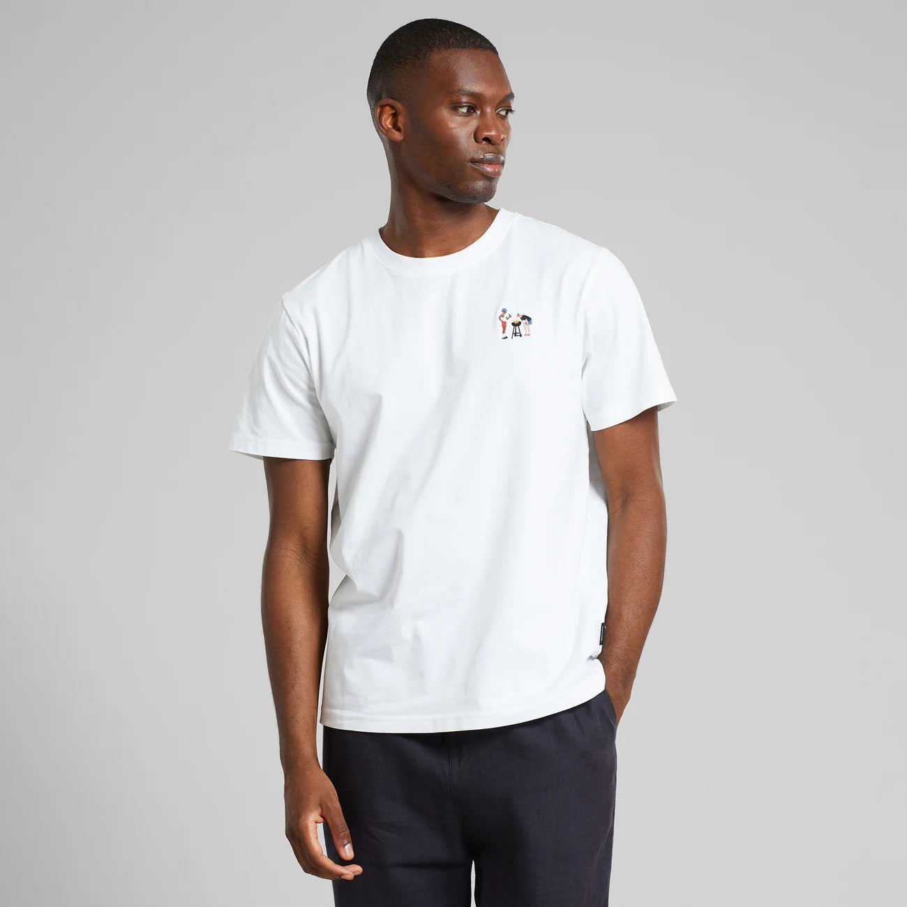 T-Shirt - Stockholm Bbq Emb White