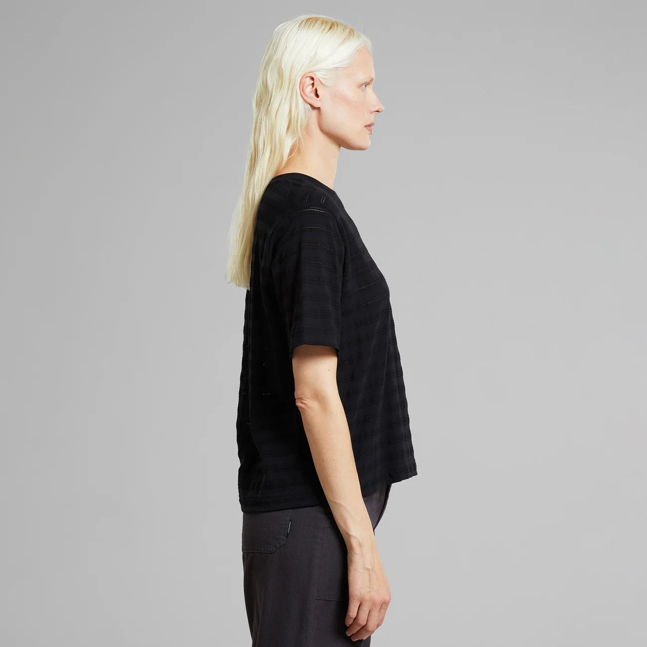 T-shirt Vadstena Lace Black