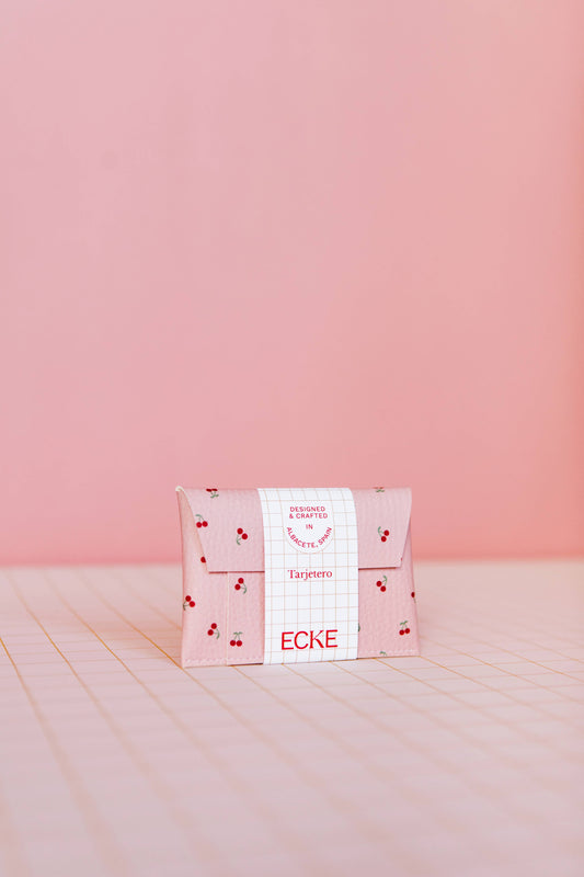 Card Wallet Cerezas Pink