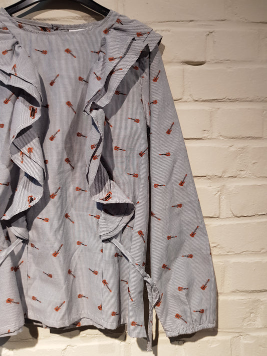 OUTLET - Guitar Ruffle Blouse