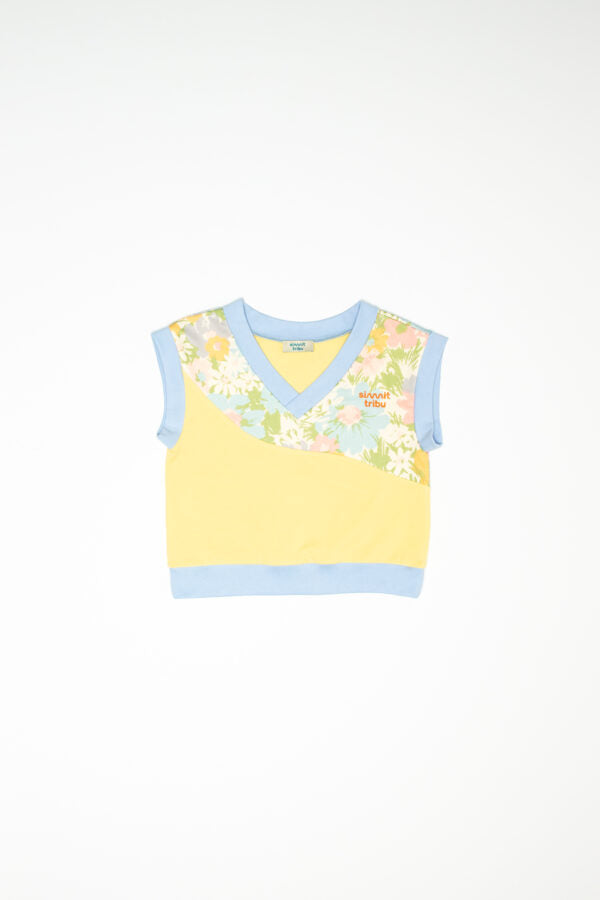 OUTLET - Paris Vest - Fabric 1 Jer Yellow