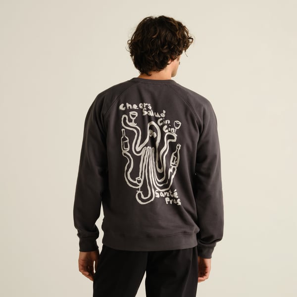 Sweatshirt Malmoe Cheers Salud Charcoal