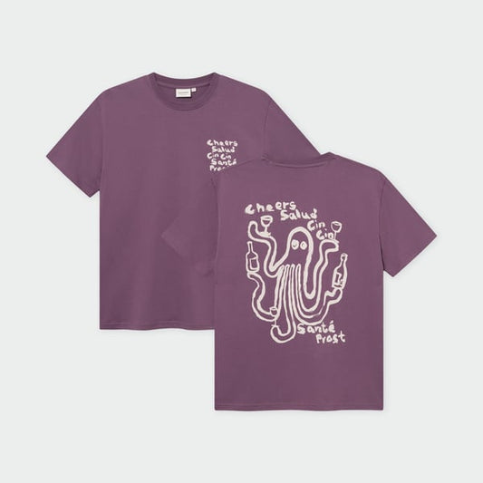 T-shirt Stockholm Cheers Salud Berry Purple