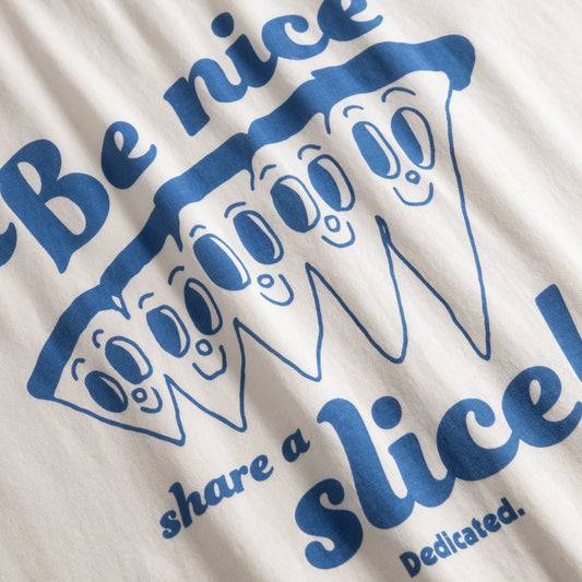 T-Shirt - Stockholm Share a slice Off White