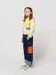 B.C Color Block patch denim pants