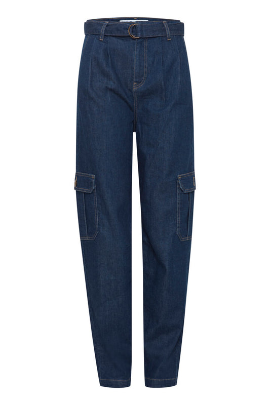 Pznatali Uhw Jeans Tapered Leg - Bright Blue Denim