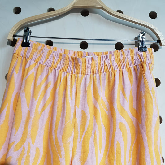 Byfalakka Long Pants - Blazing Orange Animal Mix