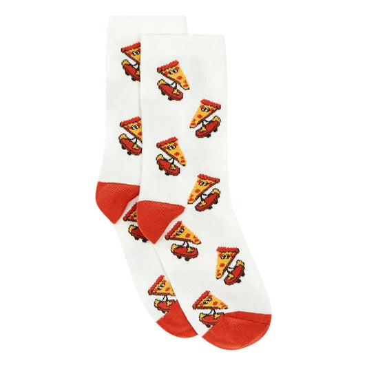 Pizza Sokken BOY 10 OFF WHITE