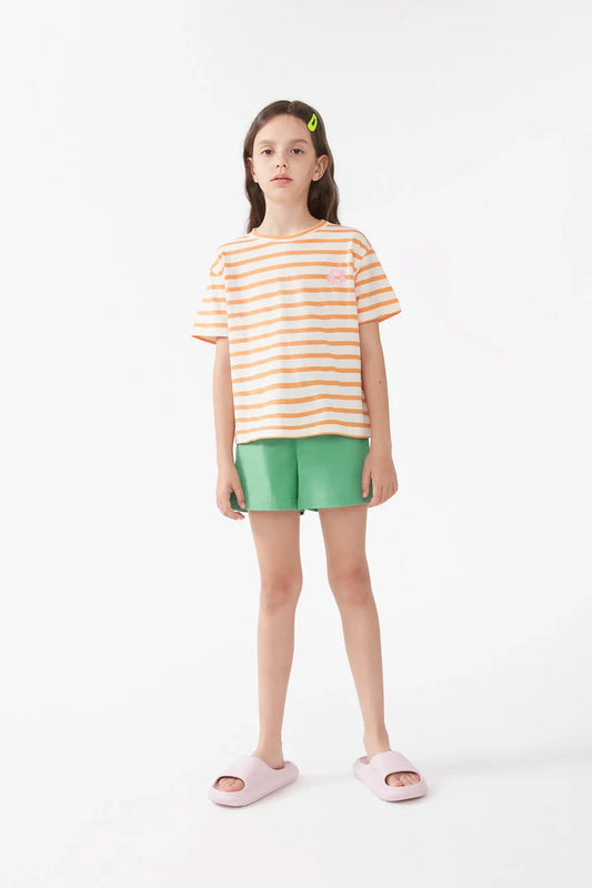 Camiseta unisex rayas naranjas - 42468