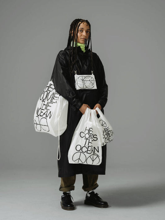 The New Shopping Bag - Ocean White Large