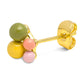 Bouquet Green Yellow - 1 Pcs - Gold Plated