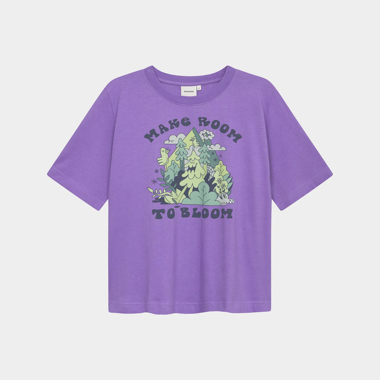 T-Shirt - Vadstena - Make Room - Paisley Purple