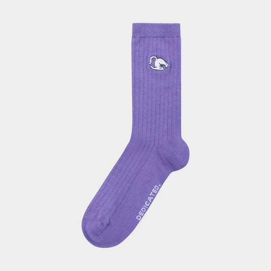 Rib Socks Knivsta - Plow Pose - Paisley Purple