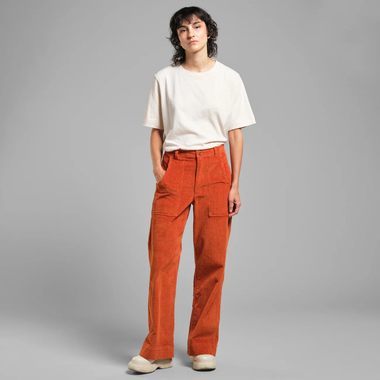 Workwear Pants - Vara Corduroy - Cinnamon Orange