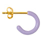Color Hoop - 1 Pcs - Enamel/Purple