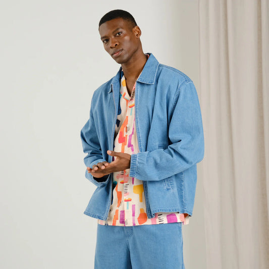 Jacket -  Torhamn Denim Light Blue