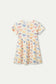 Vestido corto de niña estampado lazos - 11400