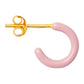 Color Hoop - 1 Pcs - Enamel/Light Pink