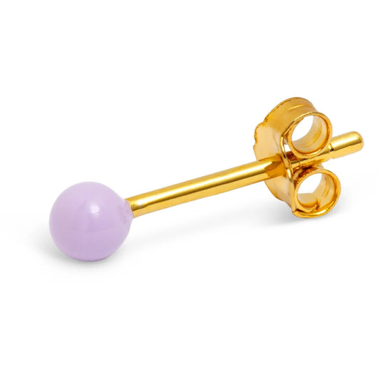 Color Ball - 1 Pcs - Enamel/Purple