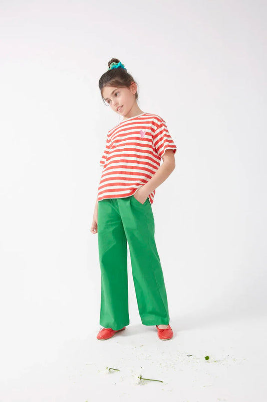 Camiseta unisex rayas rojas - 42411