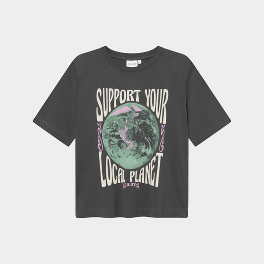 T-Shirt - Vadstena - Your Planet Charcoal