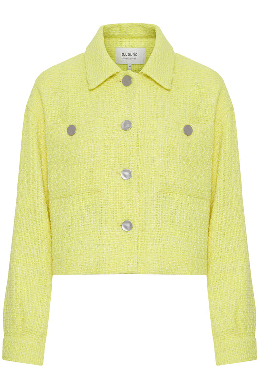 Bydadena Jacket Boucle - Sunny Lime