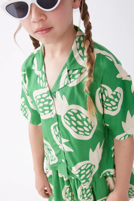 Camisa unisex estampado Ananas - 44464