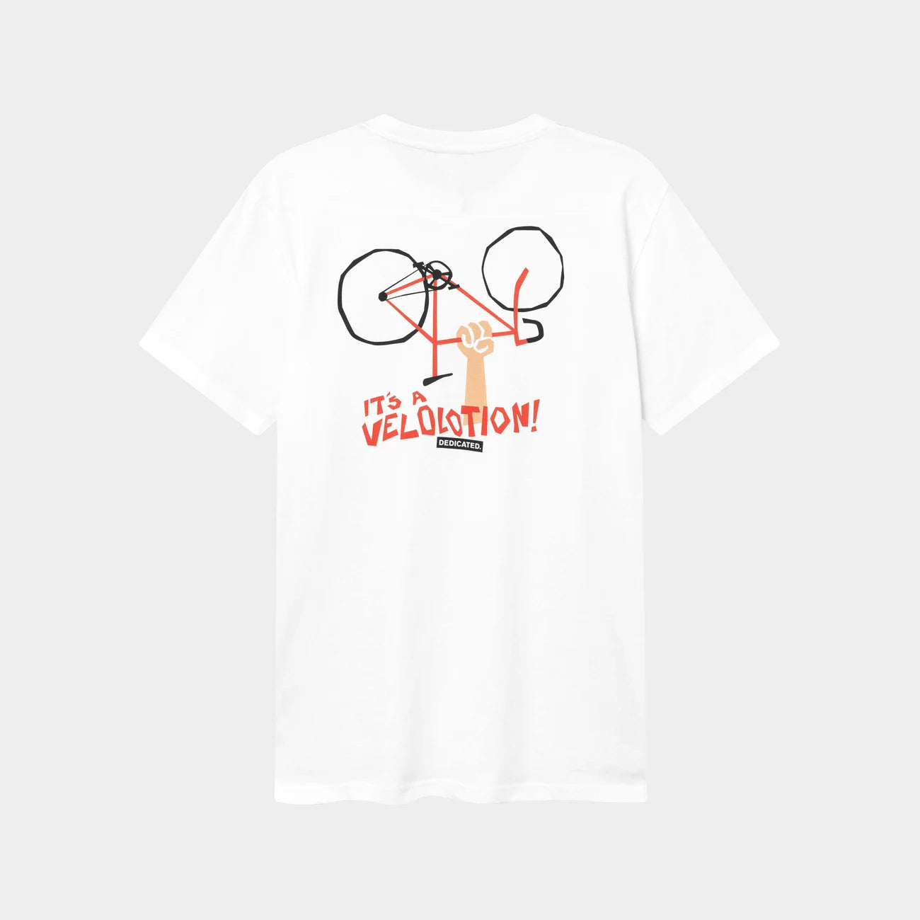 T-Shirt - Stockholm - Velolotion White bike