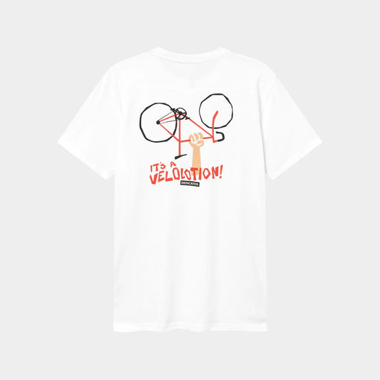 T-Shirt - Stockholm - Velolotion White bike