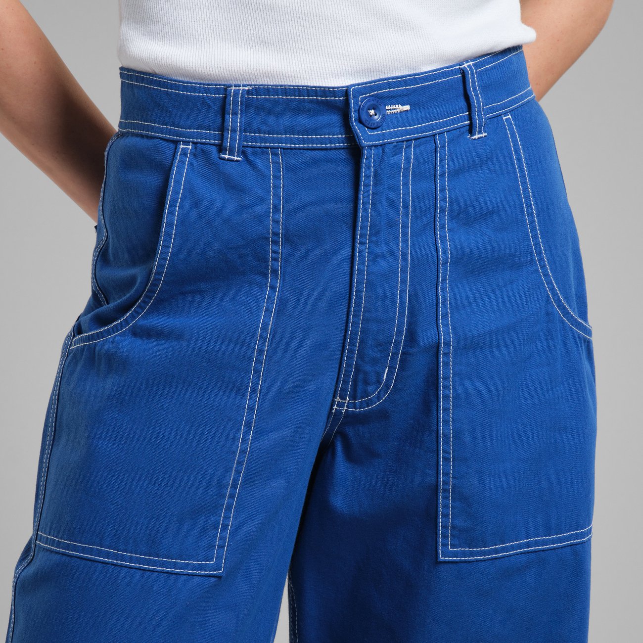 Workwear Pants - Vara Canvas - Surf Blue