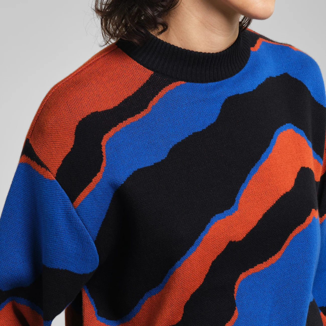 Sweater - Limhamn Faded - Mountains Multi Color