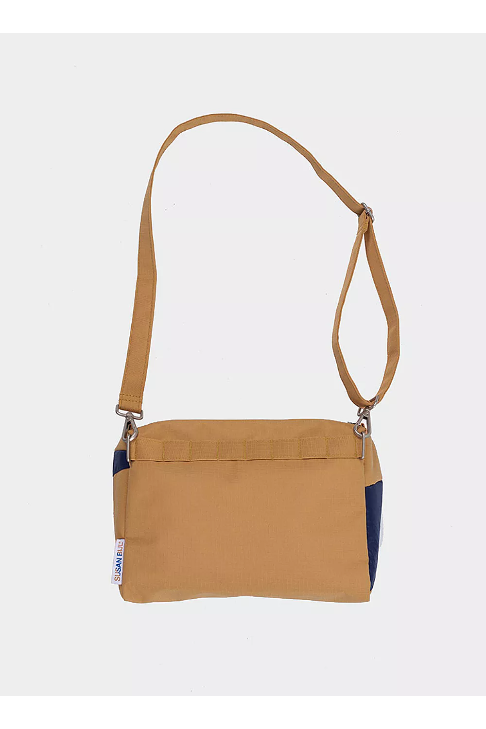 The New Bum Bag - Camel & Navy Medium