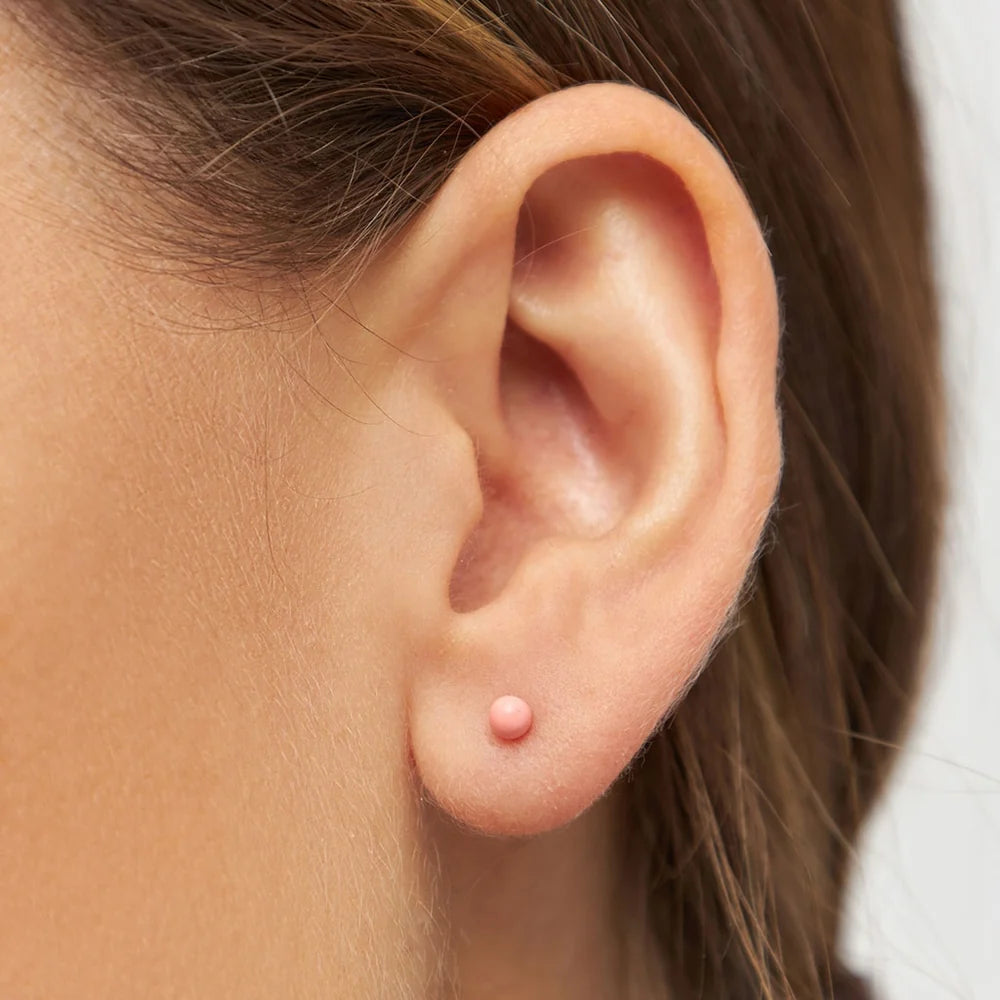 Color Ball - 1 Pcs - Enamel/Burnt Coral