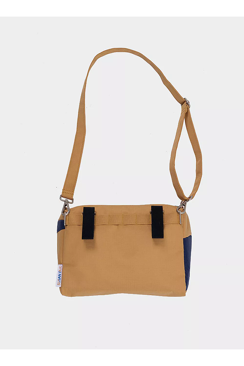 The New Bum Bag - Camel & Navy Medium