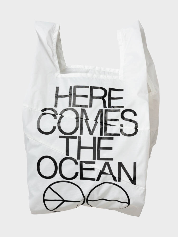 The New Shopping Bag - Ocean White Large