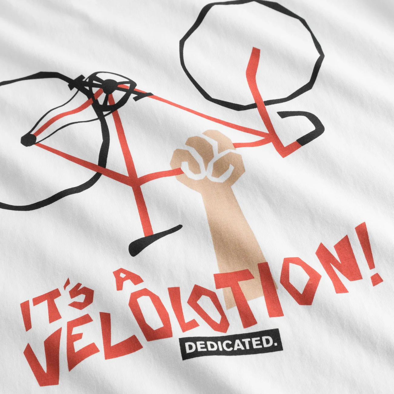 T-Shirt - Stockholm - Velolotion White bike