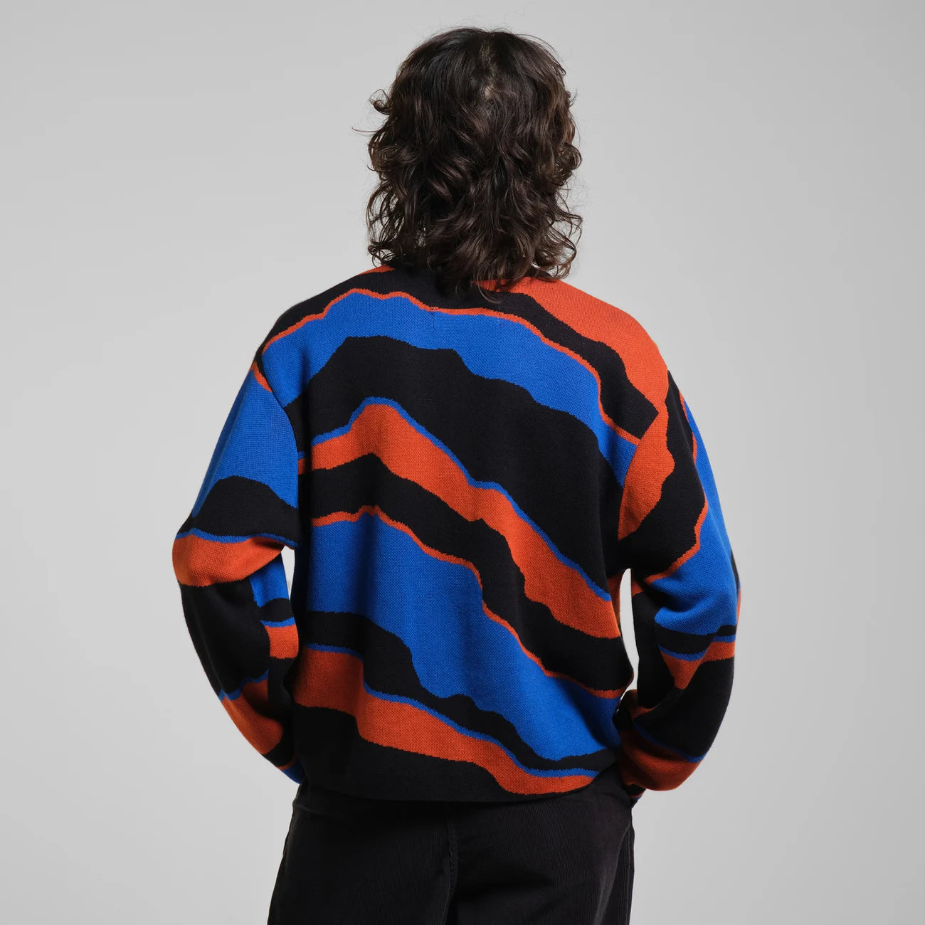 Sweater - Limhamn Faded - Mountains Multi Color