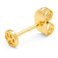 Dog Earring - 1 Pcs - Gold Plated