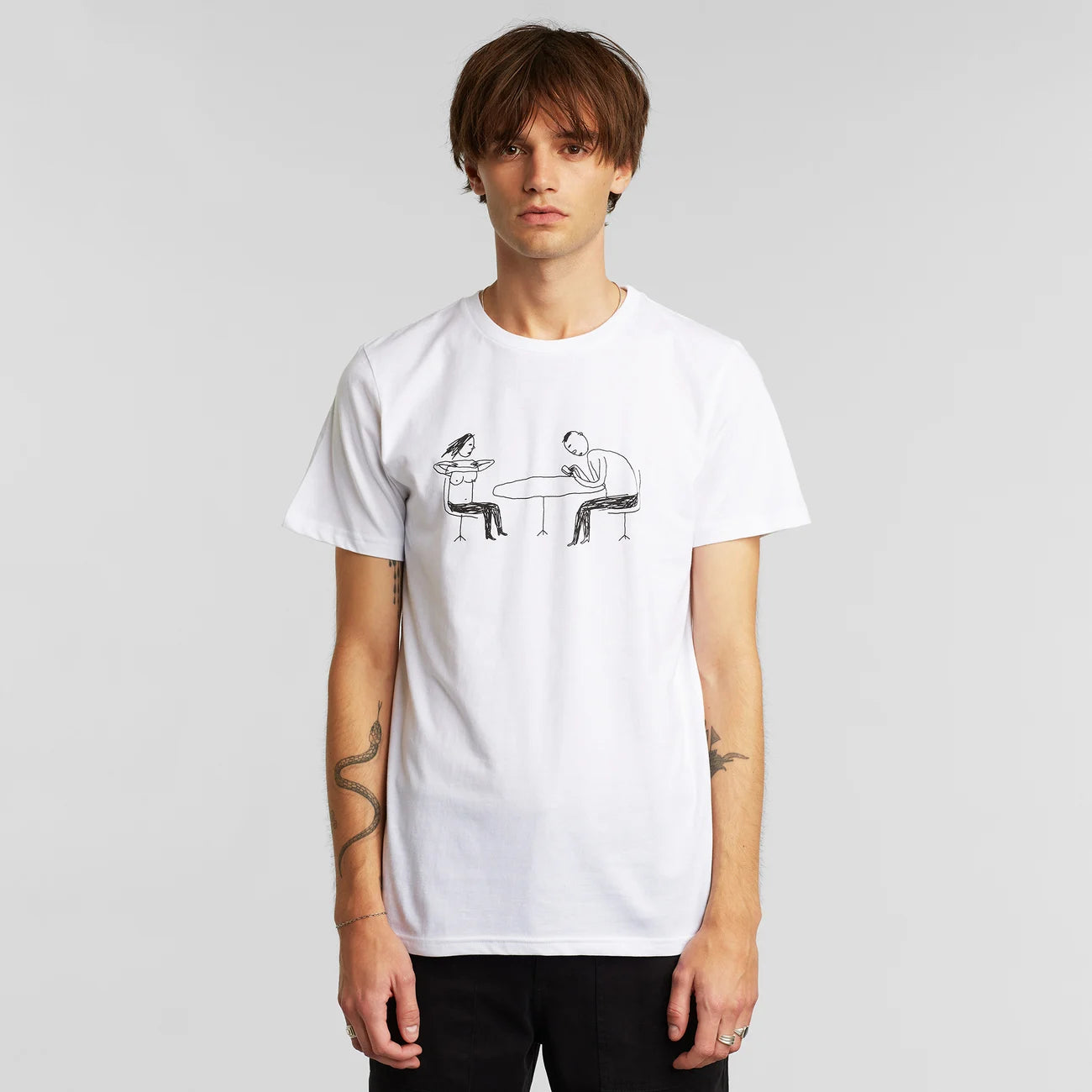 T-Shirt - Stockholm - Phoney Date White