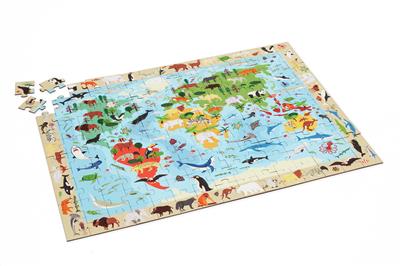 Discovery Puzzel 150 pcs: WERELD