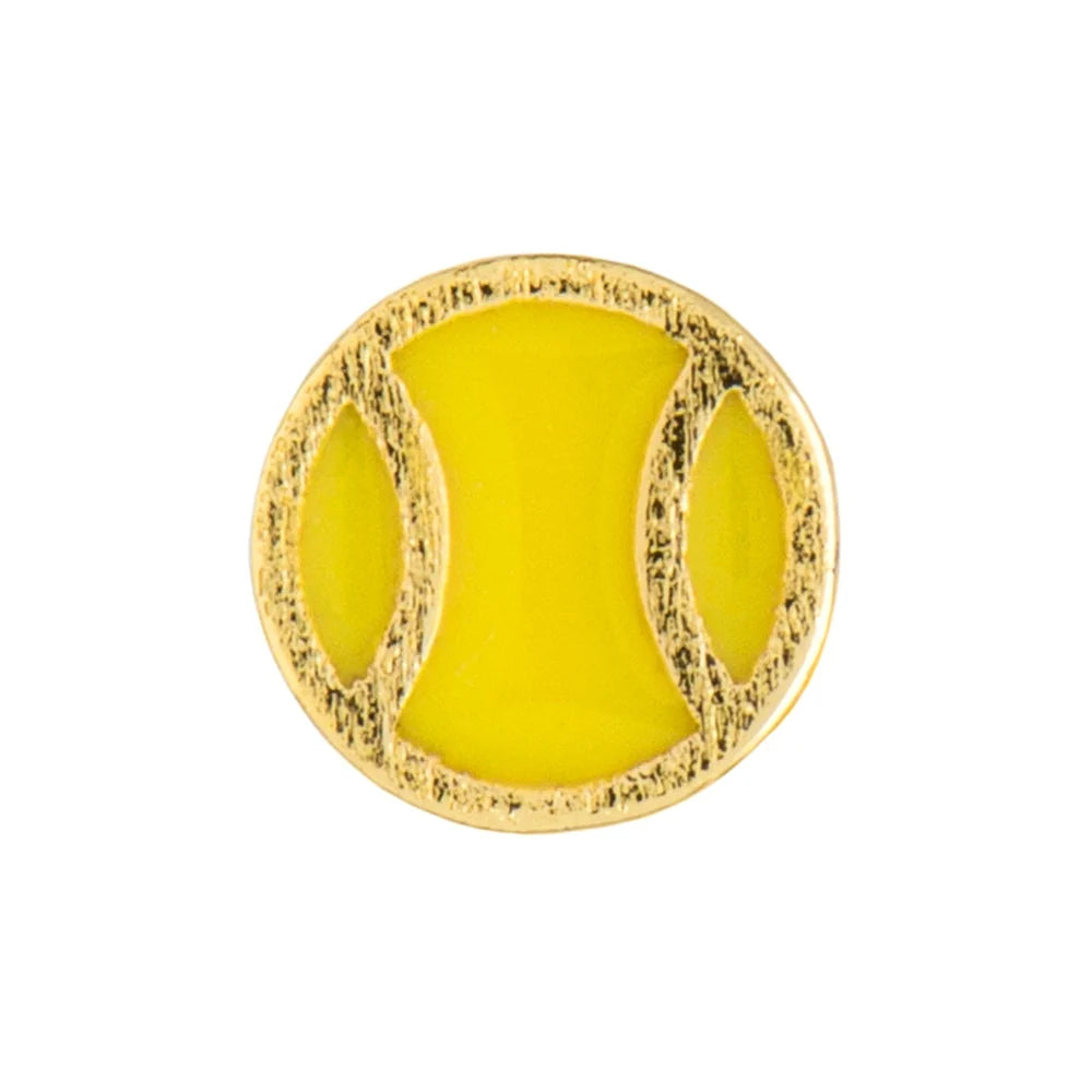 Tennis Earring - 1 Pcs - Gold plated